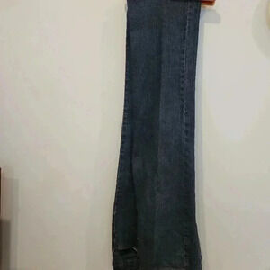 Womans Contrast Blue Jeans sz 15 Junior straight  leg